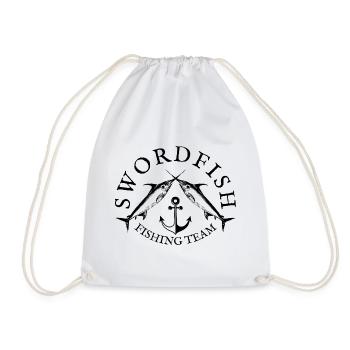 Emblème de l’équipe de pêche au poisson-espadon - Sac de sport léger - blanc - Devant