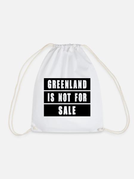 Greenland Is Not For Sale - Turnbeutel - Weiß