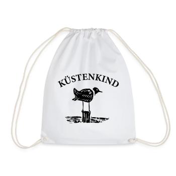 KüstenKind - Turnbeutel - Weiß - Vorne