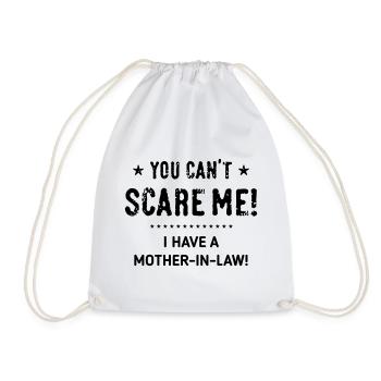 Tu ne peux pas me faire peur ! – J’ai une belle-mère ! (B) - Sac de sport léger - blanc - Devant