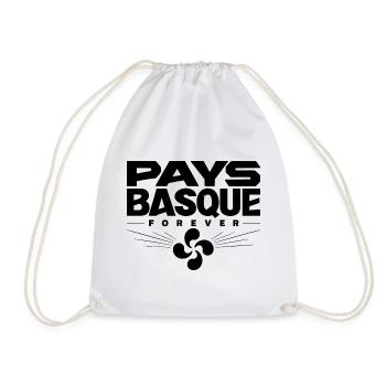 Pays Basque Forever Lauburu Vintage Design - Sac de sport léger - blanc - Devant