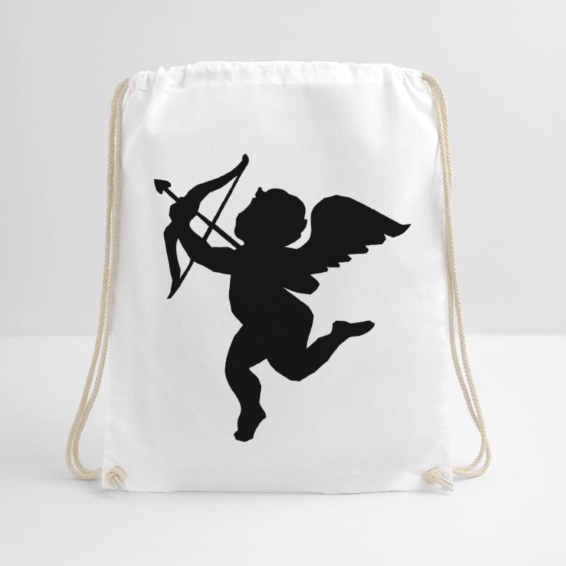 Engel mit Pfeil und Bogen  Turnbeutel