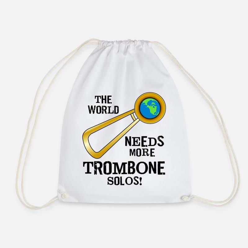 Trombone Solos - Sac de sport léger - blanc