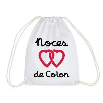 Noces de Coton - Sac de sport léger - blanc - Devant