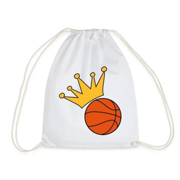 Basketball - Drawstring Bag - white - Front