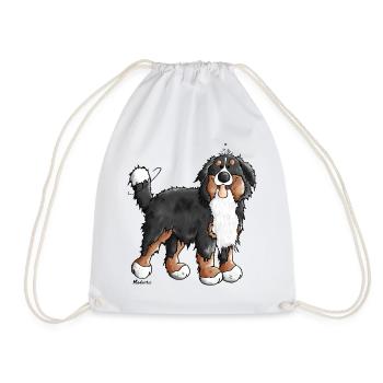 Bonne bouvier bernois - Chien - Chiens - Sac de sport léger - blanc - Devant