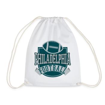 Philadelphia American Football - Turnbeutel - Weiß - Vorne