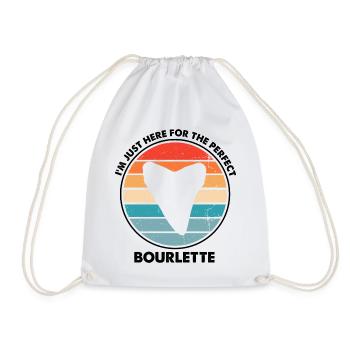 Fossil Archaeology Design Fossils Fossil Hunters - Drawstring Bag - white - Front