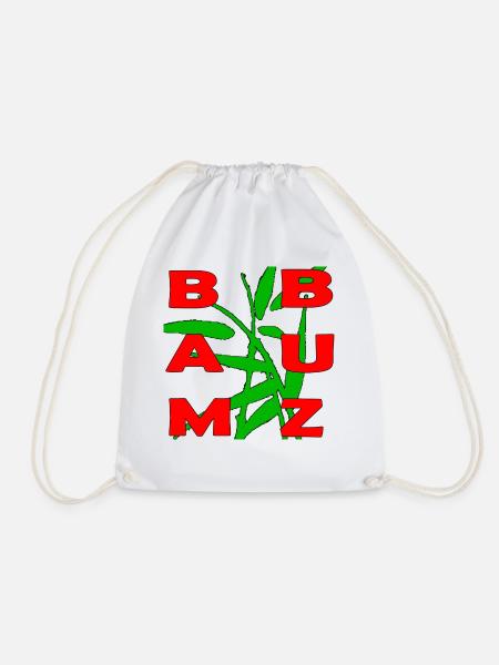 Bambuz merch - Turnbeutel - Weiß