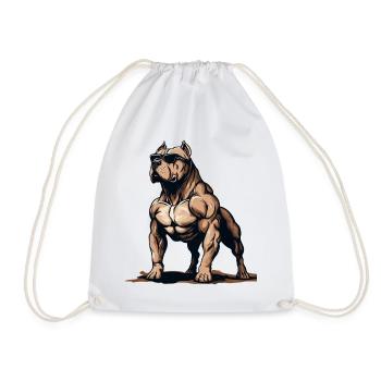 Bitbull The Gorilla - Drawstring Bag - white - Front