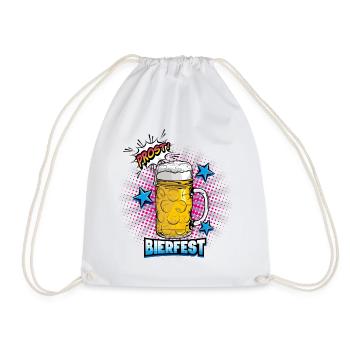 Bierfest - Turnbeutel - Weiß - Vorne