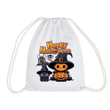 Happy Halloween - Sac de sport léger - blanc - Devant