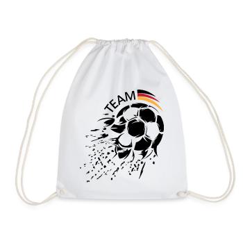 Équipe de football Allemagne Ball Explosion Logo icon - Sac de sport léger - blanc - Devant