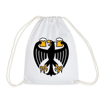Germany Beer Federal Eagle - Drawstring Bag - white - Front