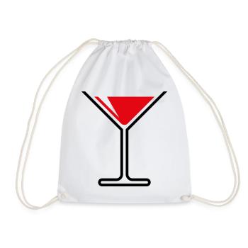 XSommeral refreshment (red) - Drawstring Bag - white - Front