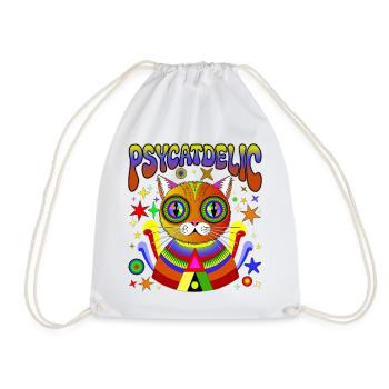 PSYCATDELIC - Sac de sport léger - blanc - Devant