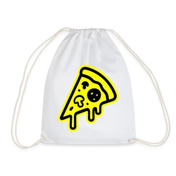 Pizza Symbol - Turnbeutel - Weiß - Vorne
