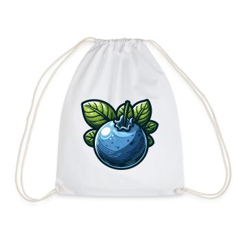 Blaubeer-Botanische Zeichentrickserie - Turnbeutel - Weiß - Vorne