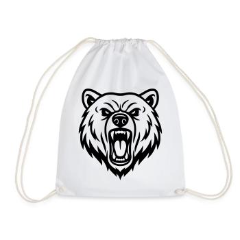 Ours - Sac de sport léger - blanc - Devant