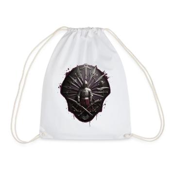Bouclier de chevalier de la variété de lame - Sac de sport léger - blanc - Devant