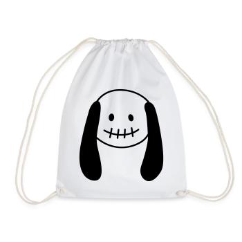 Poupée zombie – Mignon et effrayant combinés - Sac de sport léger - blanc - Devant