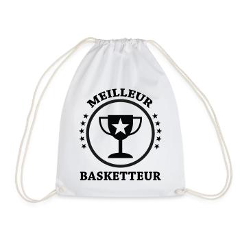 Best Basketball Player - Drawstring Bag - white - Front
