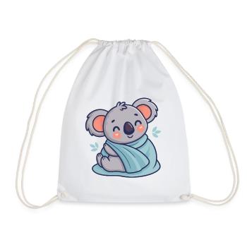 Koala Doux au Dodo - Sac de sport léger - blanc - Devant