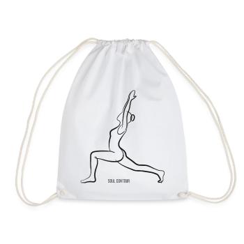 CONTOUR DE L’ÂME - Virabhadrasana - Sac de sport léger - blanc - Devant