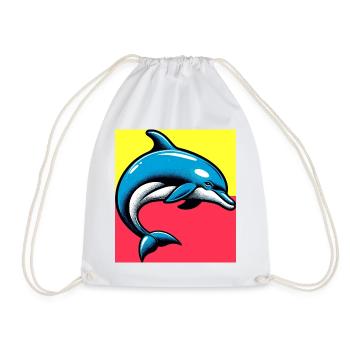 dauphin - Sac de sport léger - blanc - Devant
