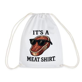 Flesh with Sunglasses Shirt - Drawstring Bag - white - Front