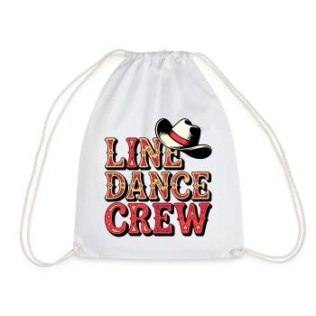Line Dance Team - Turnbeutel - Weiß - Vorne