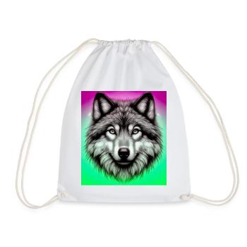 Loup - Sac de sport léger - blanc - Devant