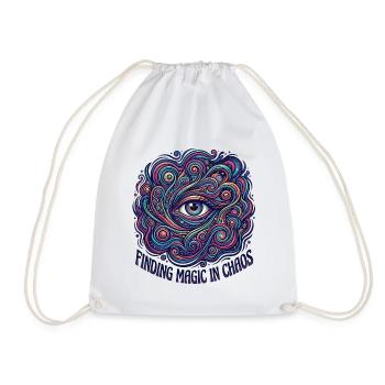 Magic Chaos - Drawstring Bag - white - Front