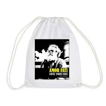 Amor Fati – Love Your Fate Marcus Aurelius - Sac de sport léger - blanc - Devant