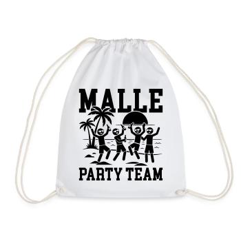Malle Party Team Holiday - Drawstring Bag - white - Front