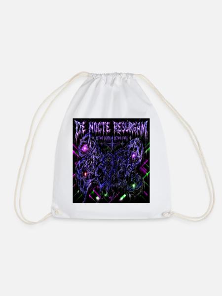 De Nocte Resurgam – Cyber-Grunge-Gothic-Motte - Turnbeutel - Weiß