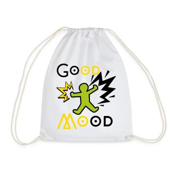 Personnage joueur vert et jaune explosif - Sac de sport léger - blanc - Devant