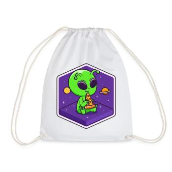 Alien Pizza Scout - Sac de sport léger - blanc - Devant