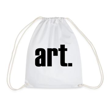 art - Turnbeutel - Weiß - Vorne