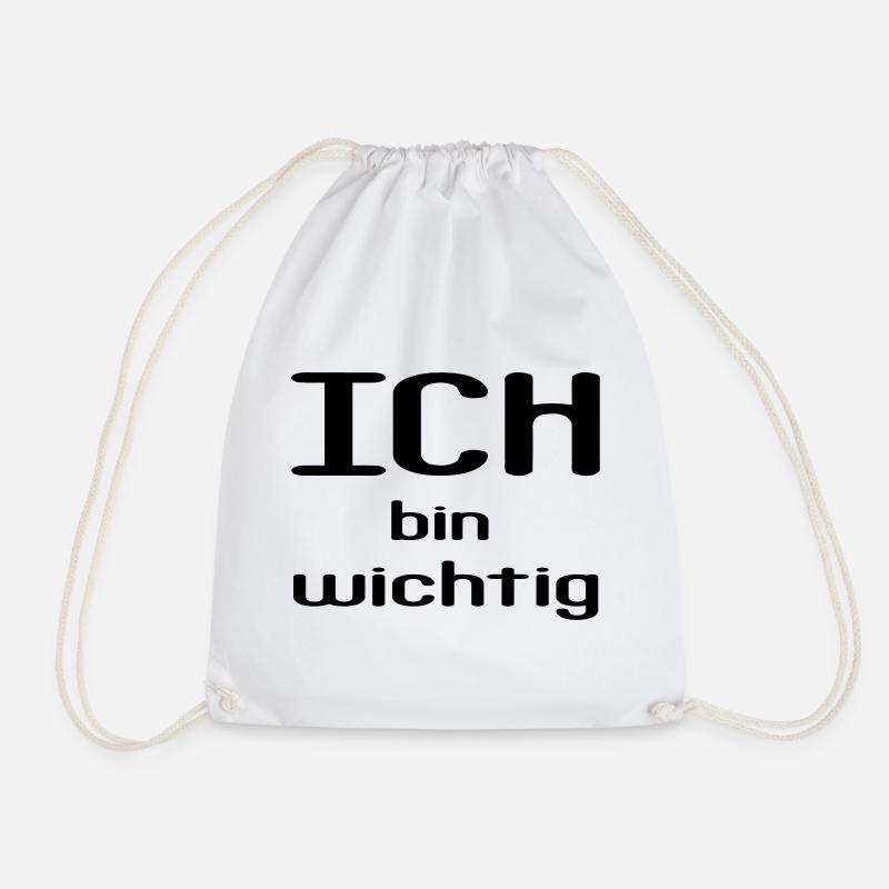 ICH bin wichtig - Turnbeutel - Weiß