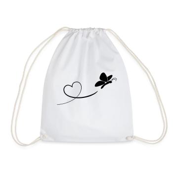 schmetterling - Sac de sport léger - blanc - Devant