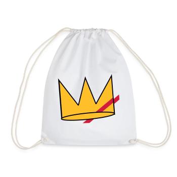 Flowers patch - Drawstring Bag - white - Front