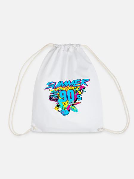 Été des années 90 Rétro - Sac de sport léger - blanc