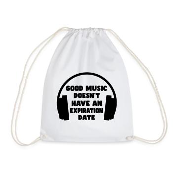 La bonne musique n’a pas de date d’expiration * - Sac de sport léger - blanc - Devant