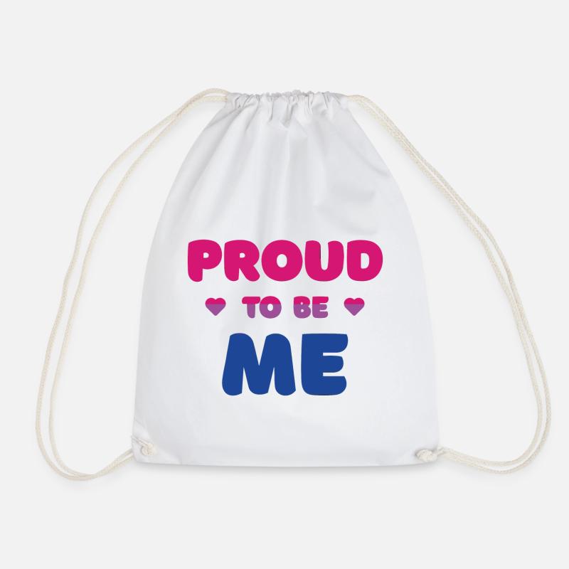 Bisexueller Stolz, ich zu sein - Pride Month - Turnbeutel - Weiß