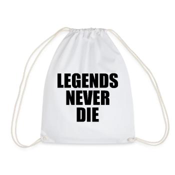 Legends never die - Sac de sport léger - blanc - Devant