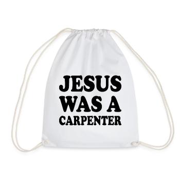 jesus was a carpenter - Sac de sport léger - blanc - Devant