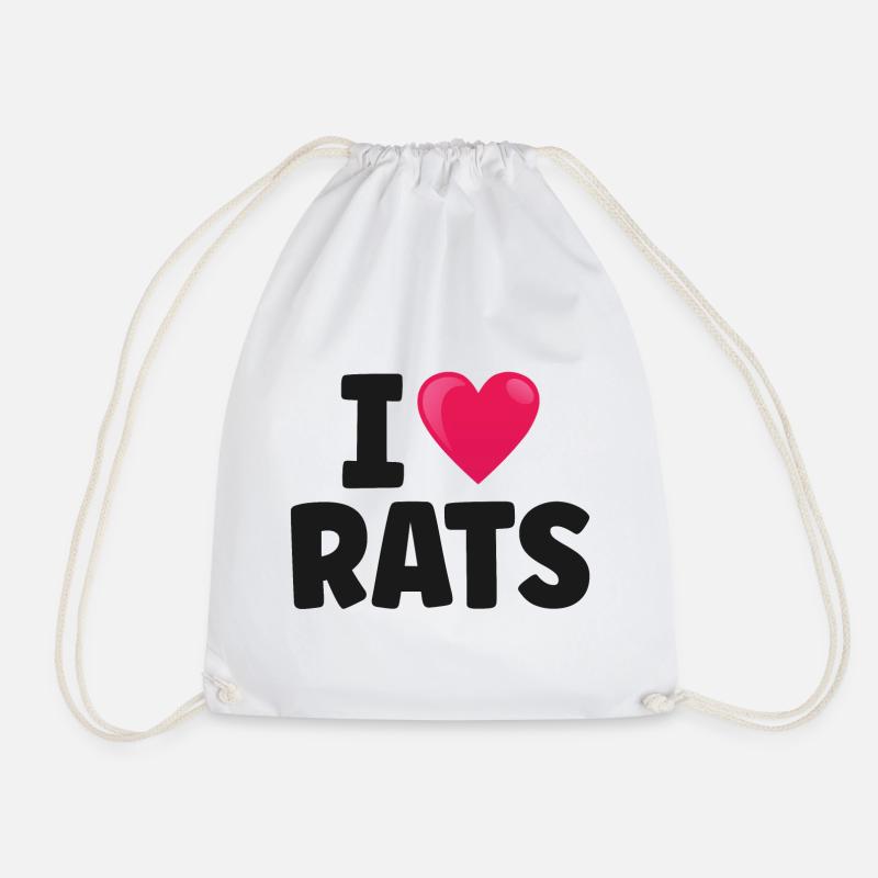 Rat Rats - Sac de sport léger - blanc