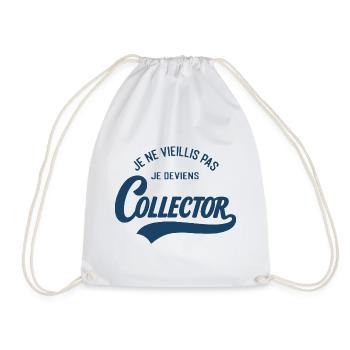 Je Ne Vieillis Pas Je Deviens Collector Humour - Sac de sport léger - blanc - Devant