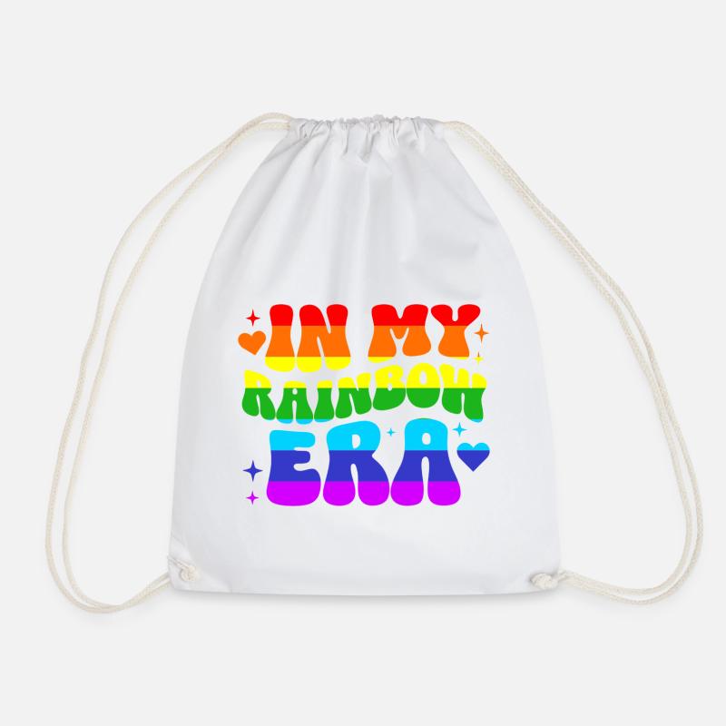 Pride Geschenk LGBTQ Regenbogen Vielfalt - Turnbeutel - Weiß